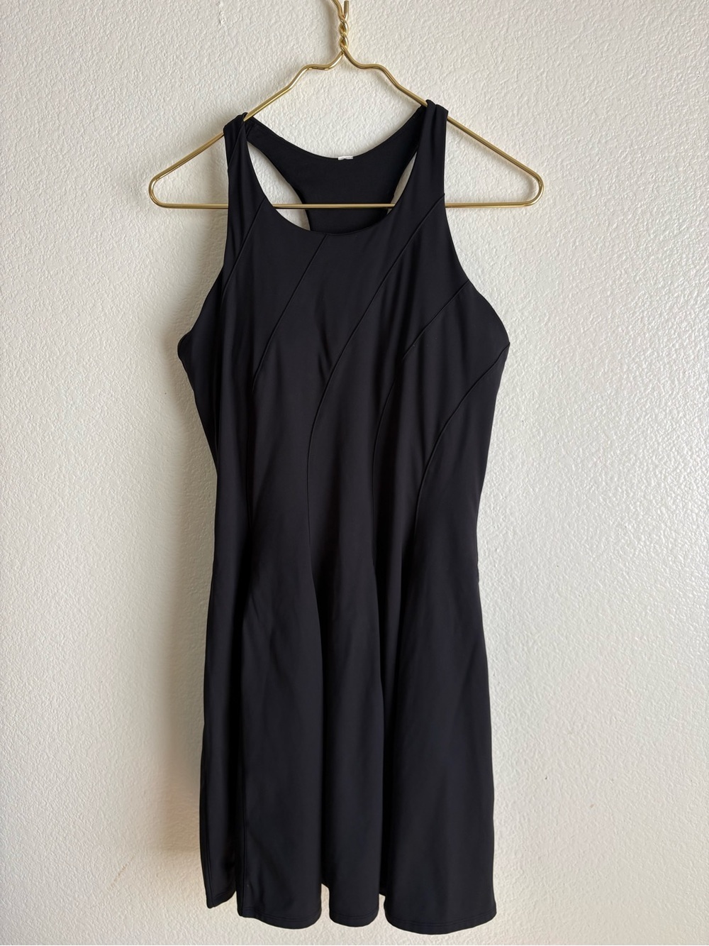 lululemon athletica Black Racerback Mini Dress
